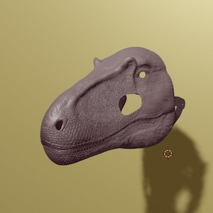 Megalosaurus mask .stl files for 3D printing