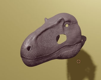 Megalosaurus mask .stl files for 3D printing