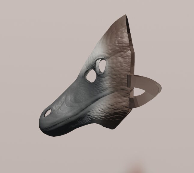 Halszkaraptor Mask .STL Files for 3D Printing - Etsy