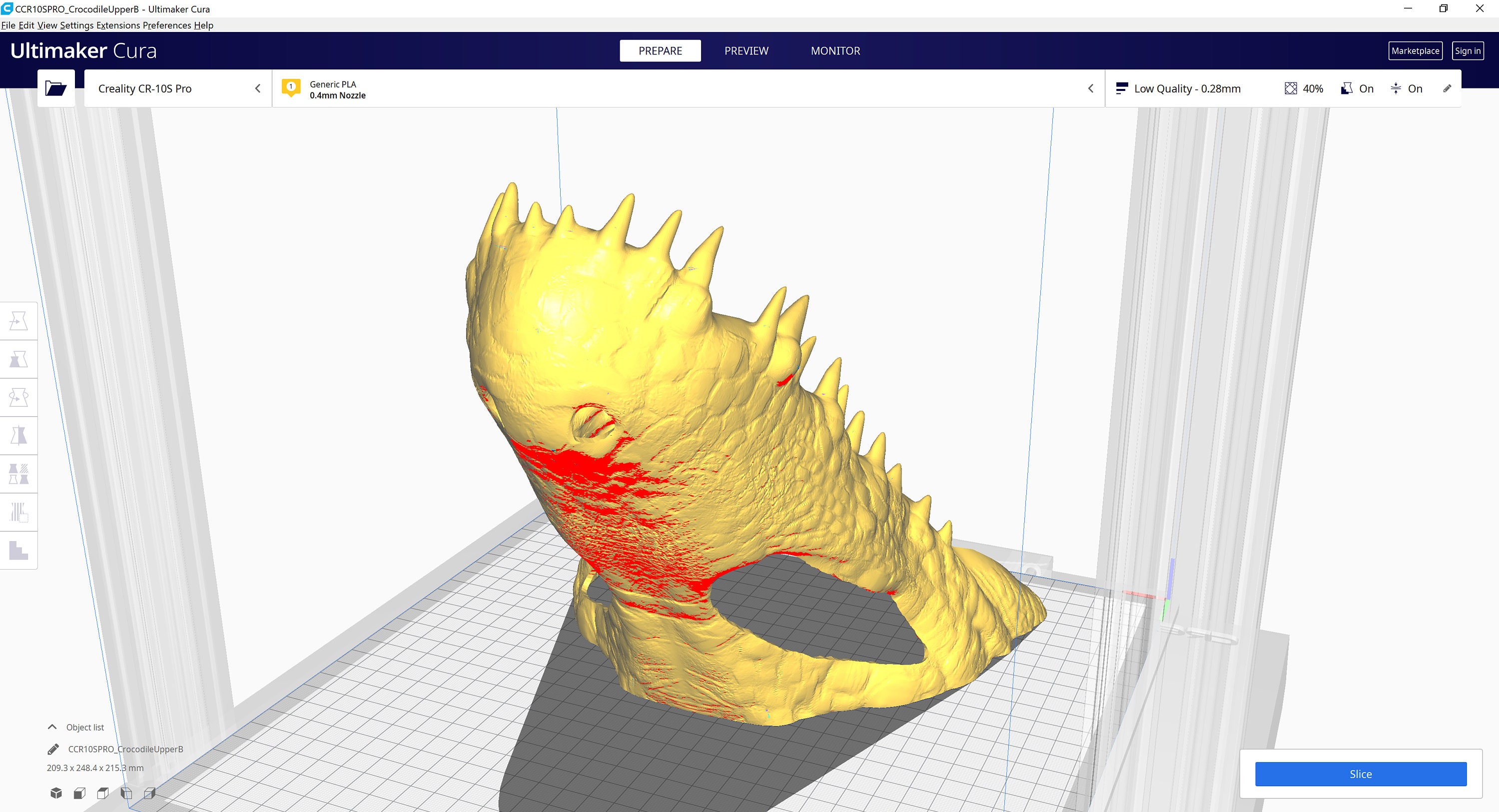 Crocodile Mask .STL Files for 3D Printing | Etsy