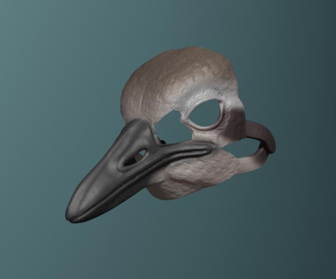 Bush Stone Curlew Mask .STL Files for 3D Printing - Etsy