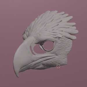 Philippine Eagle Mask .stl files for 3D printing