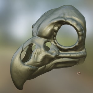 Owl Skull Mask .STL files for 3D printing