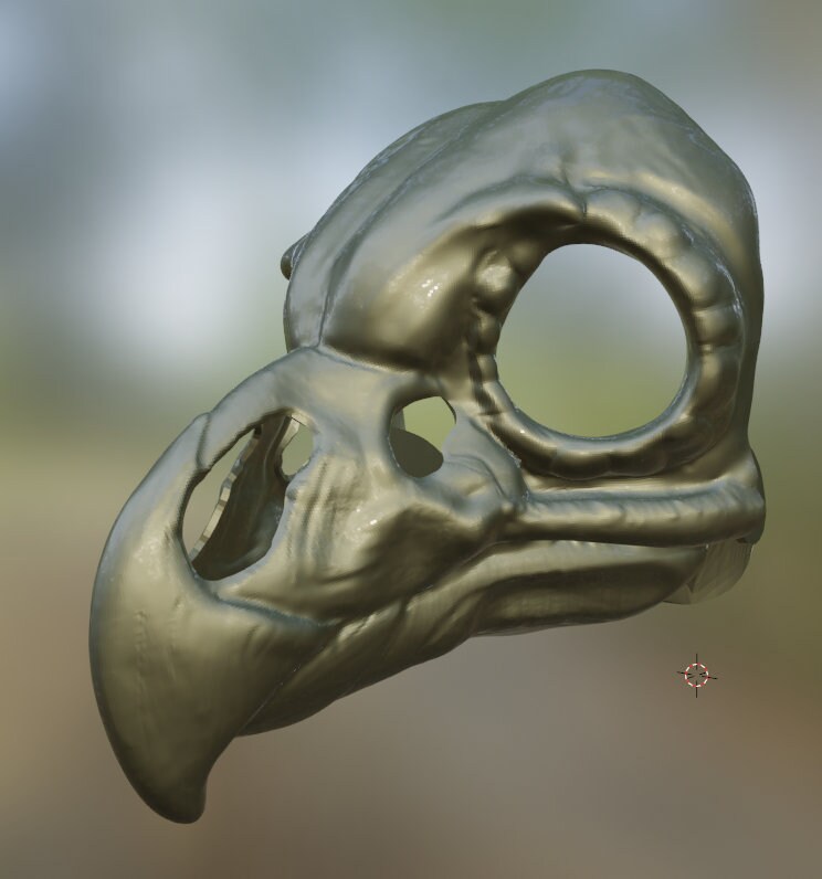 Owl Skull Mask .STL files for 3D printing