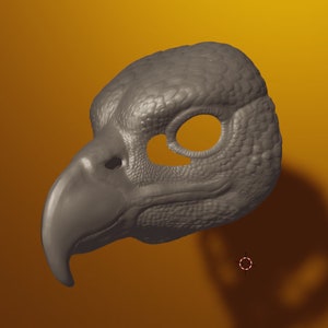 Hawk mask .stl files for 3D printing