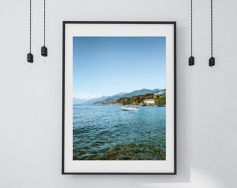 Bellagio, Lake Como Travel Print | Villa Melzi Photo, Italy Travel, Unframed Wall Art Decor, Bellagio Gift, Lago Di Como Art, Bellagio Print