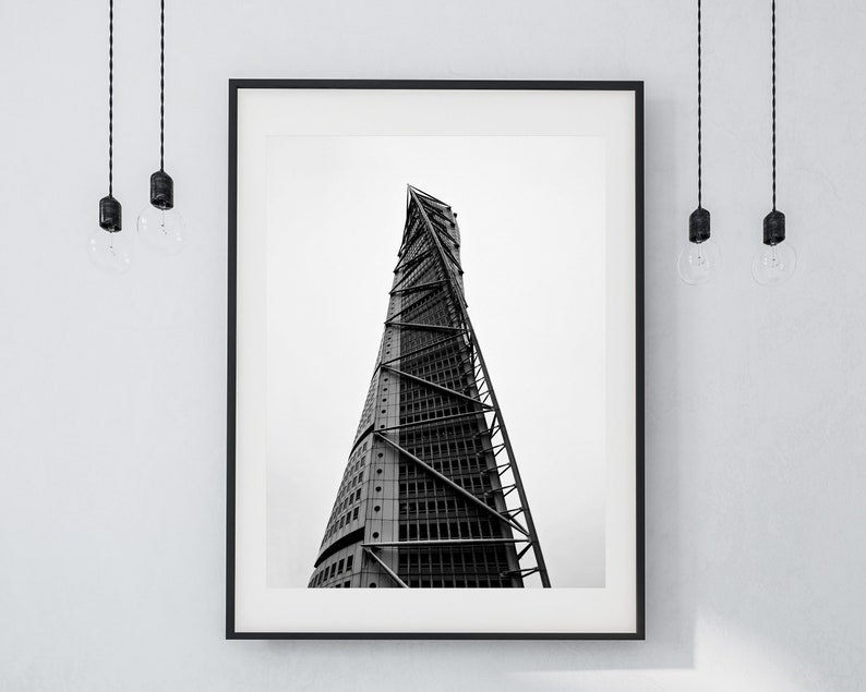 Sweden Photo Turning Torso Wall Art Scandinavia Sweden Travel Malm\u00f6 Gift Sweden Gift Malm\u00f6 Print Sweden Print