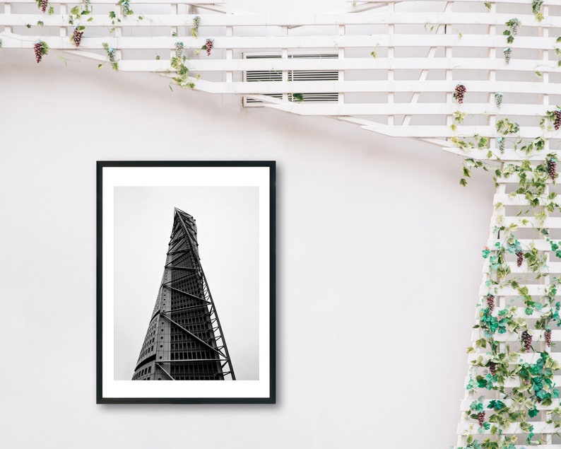 Sweden Photo Turning Torso Wall Art Scandinavia Sweden Travel Malm\u00f6 Gift Sweden Gift Malm\u00f6 Print Sweden Print