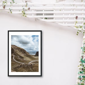 Bealach Na Ba, Cycling Wall Art Scotland Landscape Photo, Scottish Outdoors Travel, NC500 Print, Scotland Gift, Mountain Road, Applecross image 4