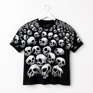 Liquid Blue Travis Scott Skull All Over Print T-Shirt,Halloween skull shirt,halloween gift tee