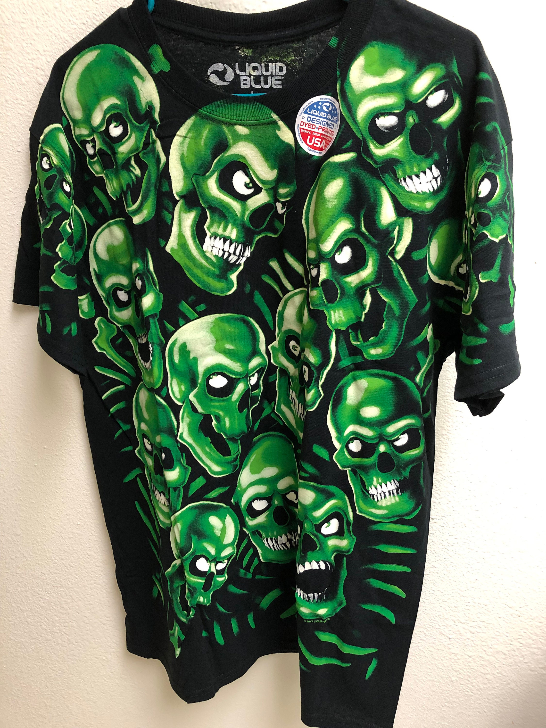 Liquid Blueskull Piletravis Scottglow Shirtvintage Shirt Reprint