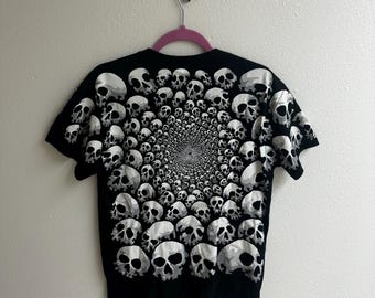 Liquid Blue Travis Scott Skull All Over Print T-shirt,halloween