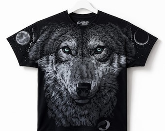 Arctic Wolf Graphic Tee: Wildtierbedrucktes Shirt
