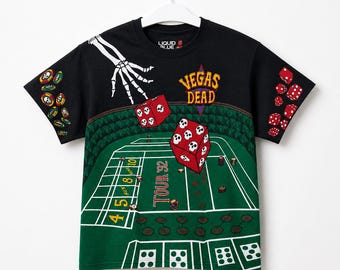 Grateful Dead Vegas Dead Schwarzes T-Shirt, Las Vegas Sphere Tee, Deadhead Merch, Las Vegas Show Tee, Vintage dankbares Dead Shirt, Halloween-Shirt