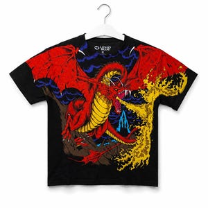 Liquid Blue Shirt |Dragon Fire |All Over Print| travis scott shirt|Halloween shirt|vintage shirt|christmas shirt|holiday shirt|birthday gift