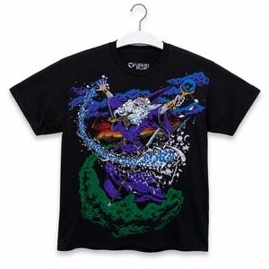 Blue and Black Graphic Tee - Etsy