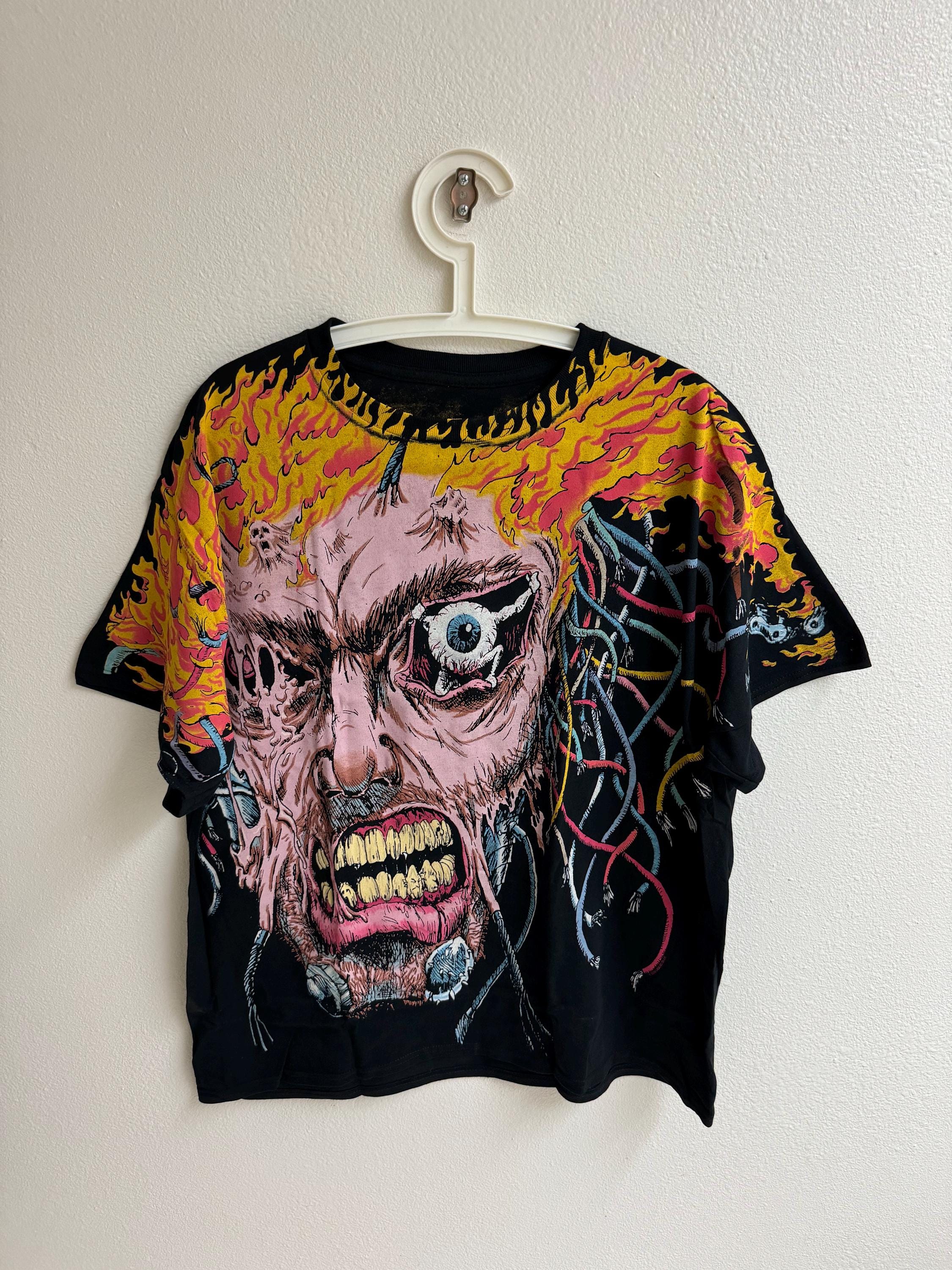 Liquid Blue Logan Wolverine Black T-shirt: Dark Fantasy Overload