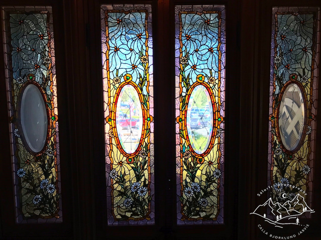 Winchester Mansion Stained Glass Windows Photo Print Etsy