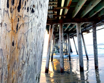 Huntington Beach pier photo print - original - limited edition - California - Pacific Ocean - beach - sunset - nautical