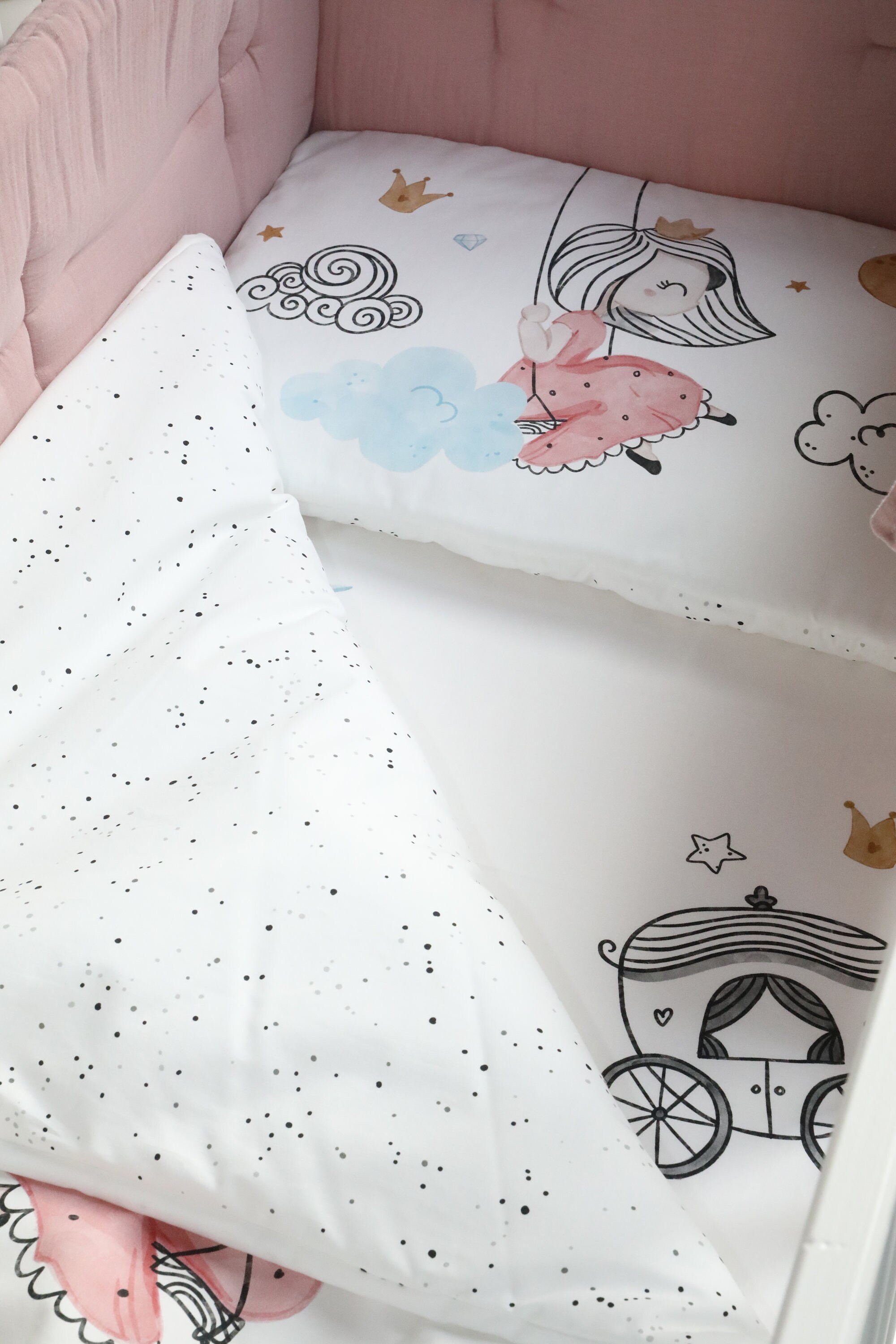 Muslin Bedding Set Baby Blanket Stroller Cradle Muslin Etsy