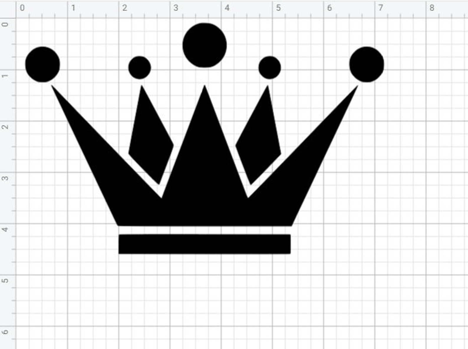 Reusable Crowns Stencils Decor Arts and Crafts Paint DIY Etsy