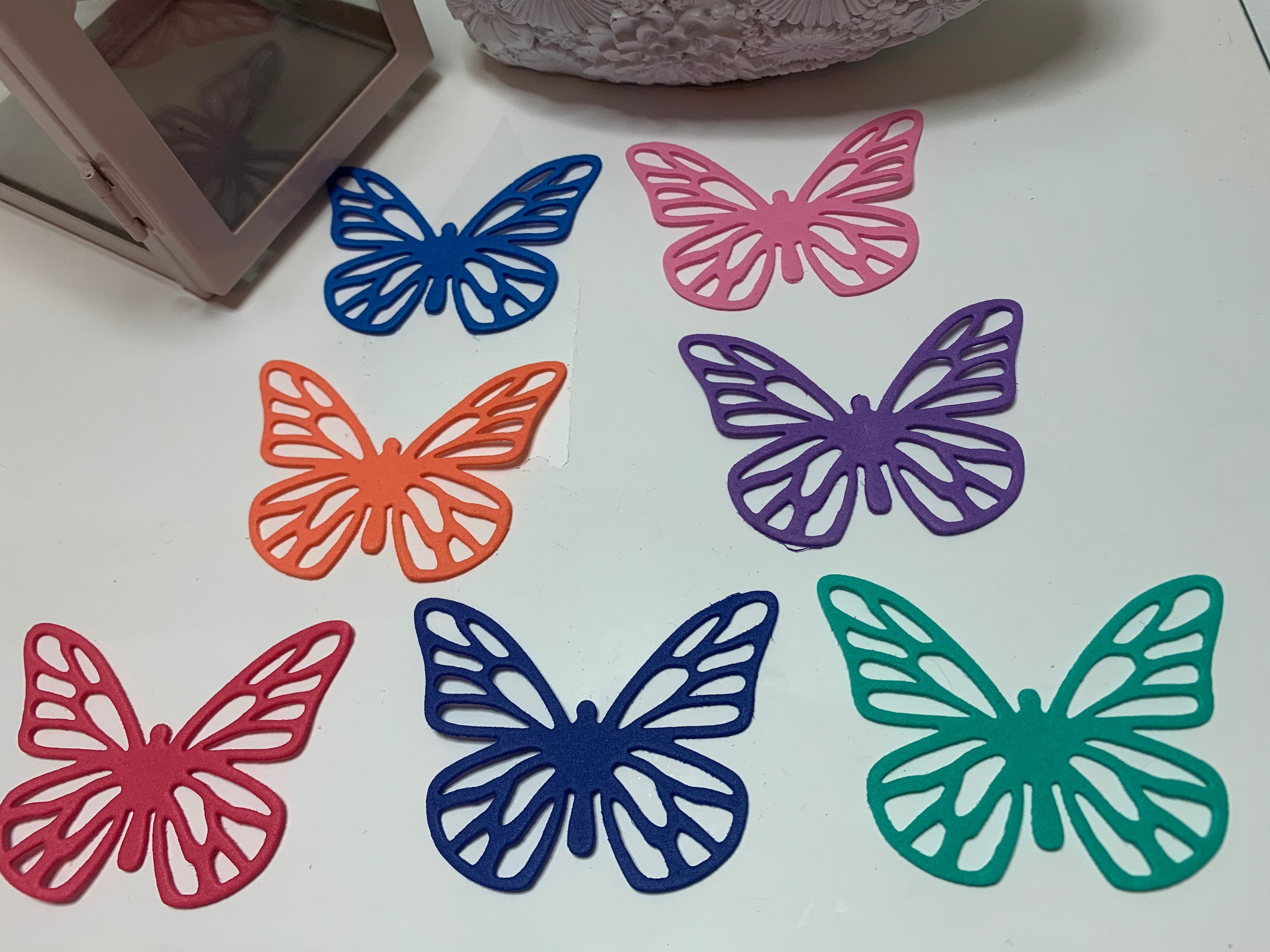 7 X Butterfly Foam Sheet Die Cut Out Are Makimg Arts and Etsy