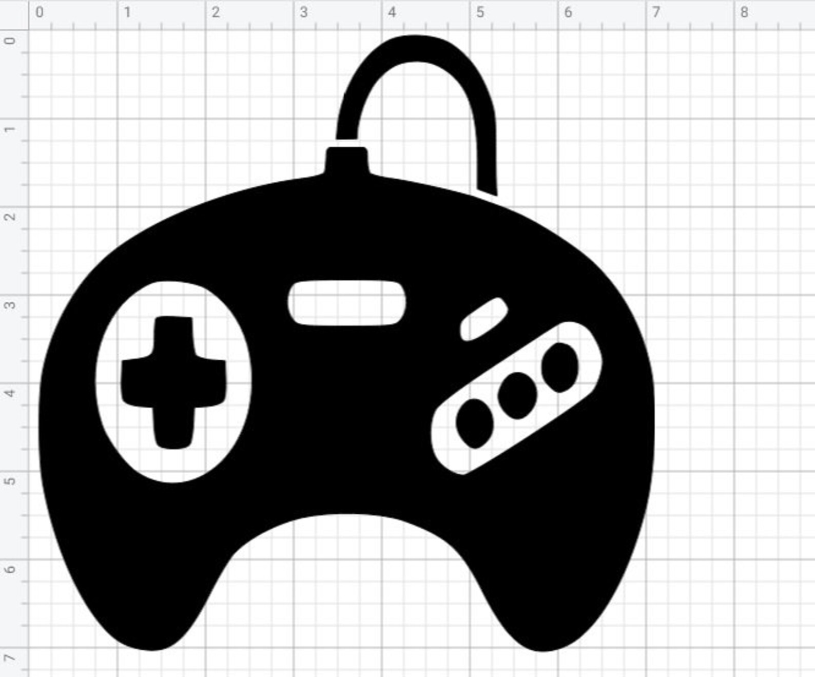 Reusable Gaming Controller Stencils Decor Arts and Crafts Etsy