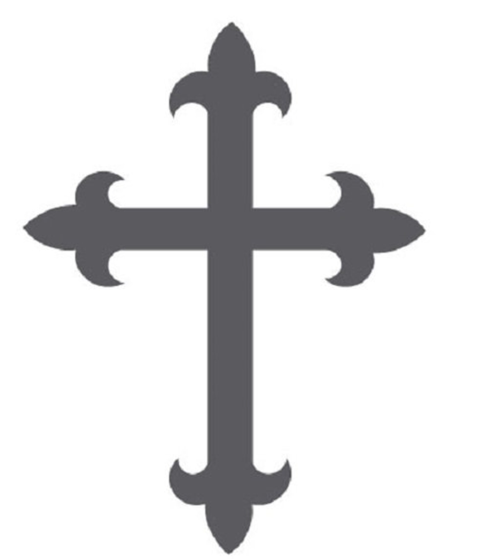 Small gothic reusable stencils cross crucifix spray Etsy