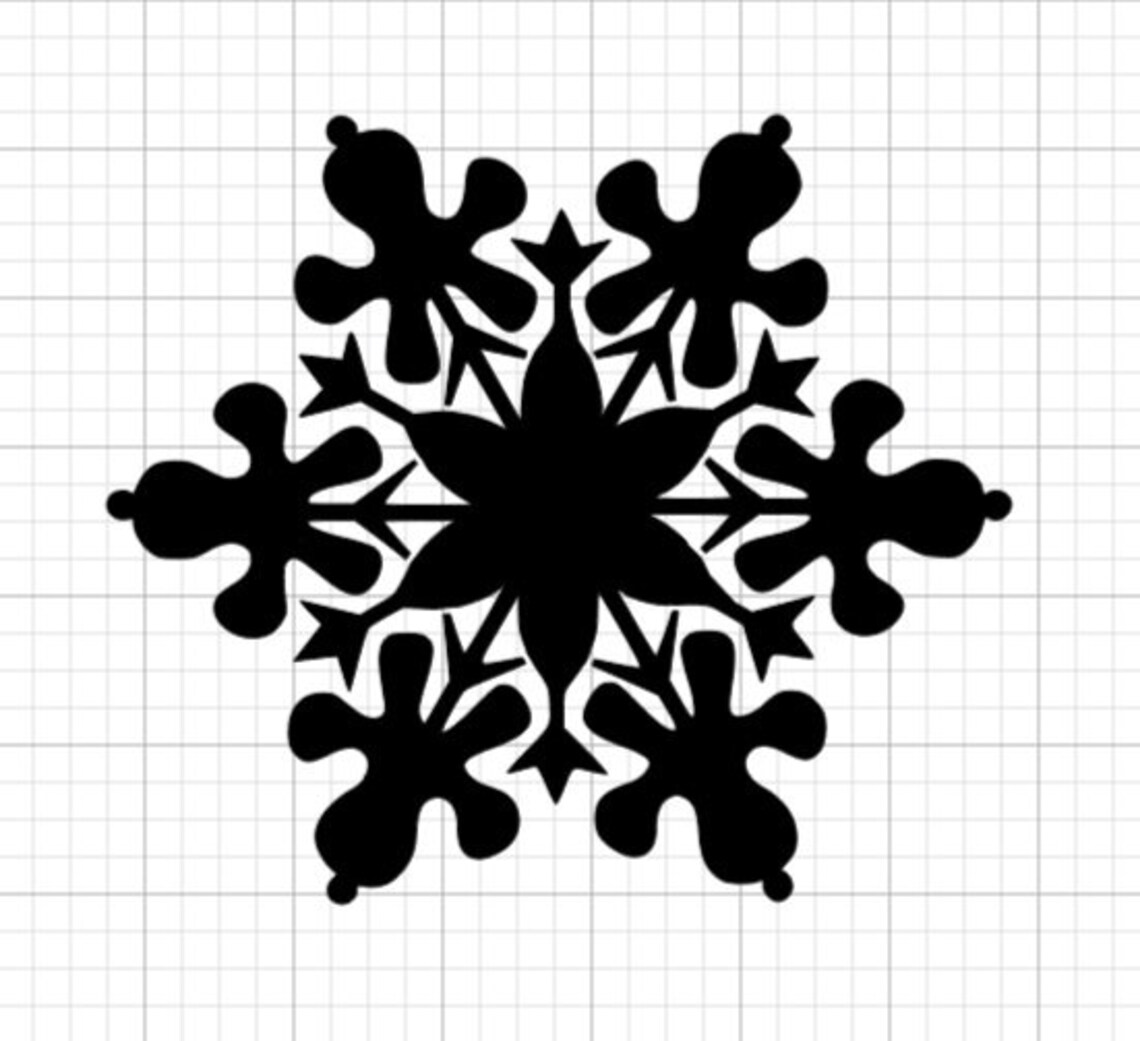 Small christmas re-usable stencils snowflakes snow spray | Etsy