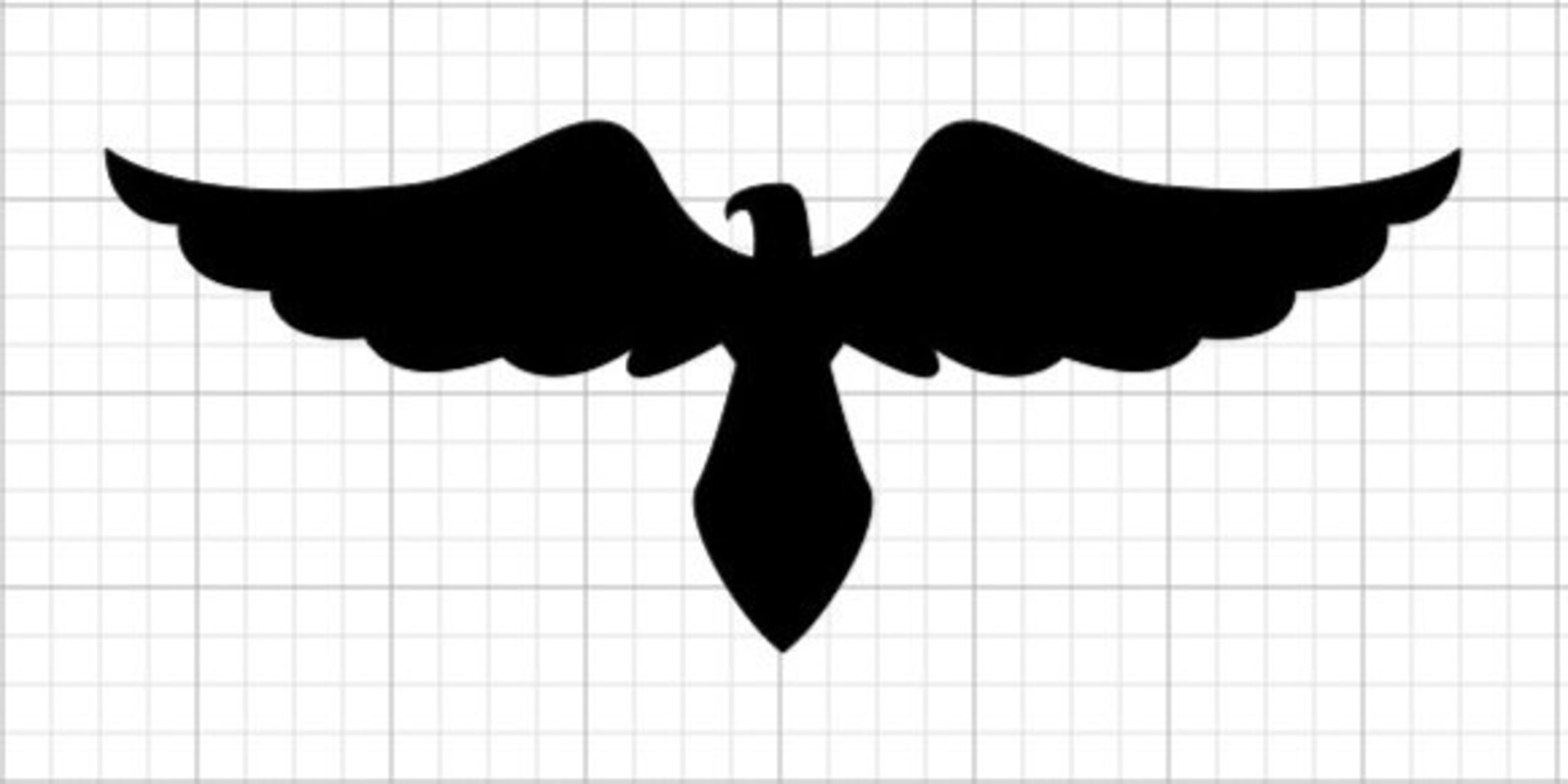 Small Hawk Silhouette Reusable Stencils Spray Paint Air Etsy