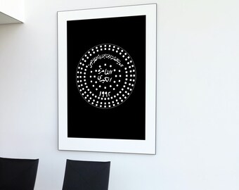 Manhole cover Egypt minimalist poster