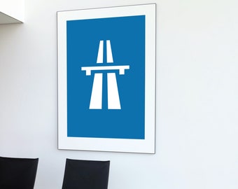 Autobahn Motorway Highway sign