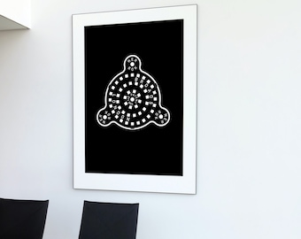 Manhole cover England minimalist poster