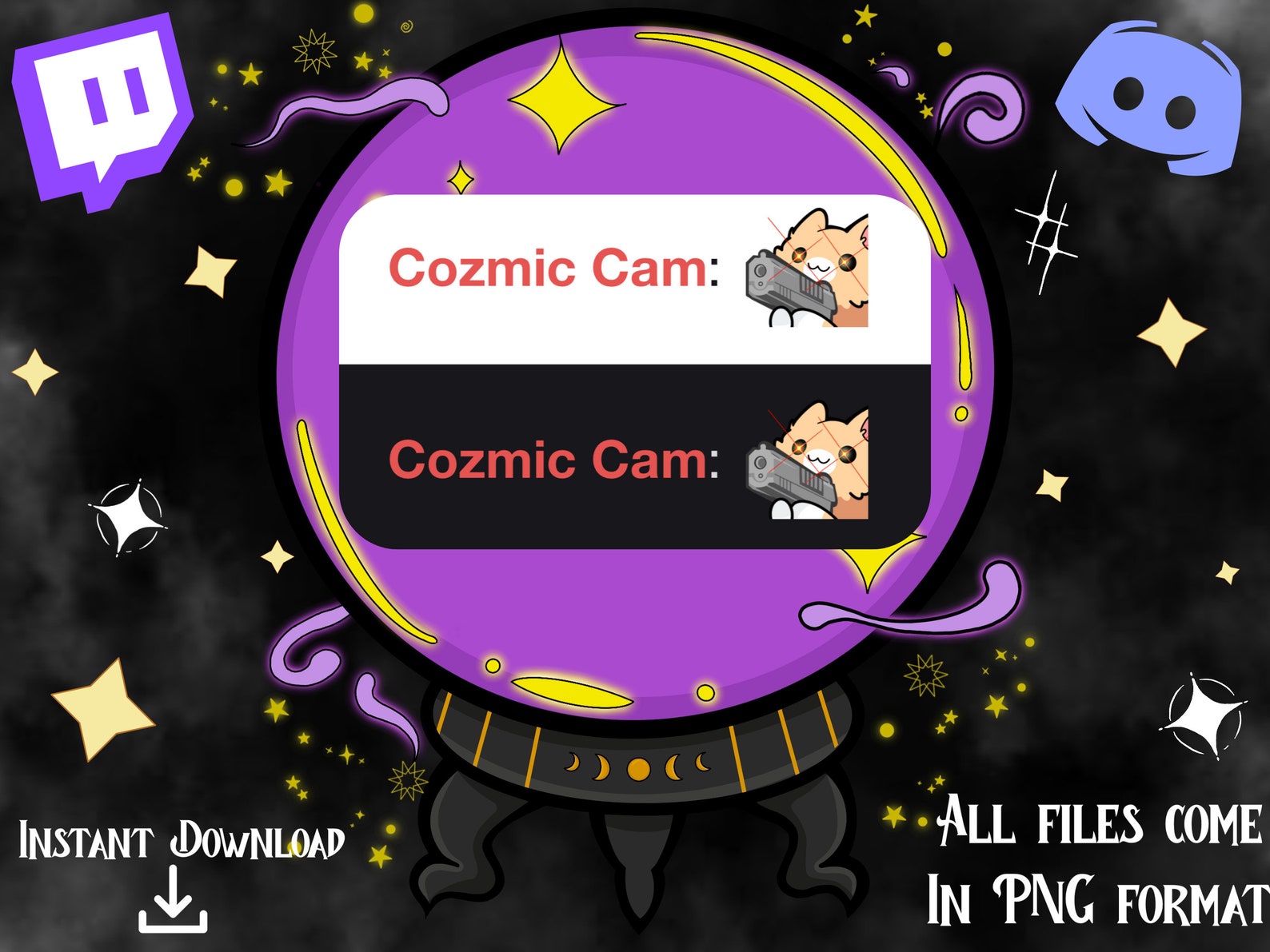 Laser Cat Meme Emote Twitch Discord Youtube Funny Memes Chat Alerts