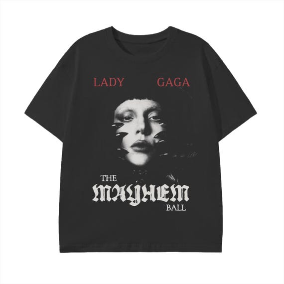 Lady Gaga - the Mayhem Ball Tour Date T-shirt - 180 GSM - Etsy UK