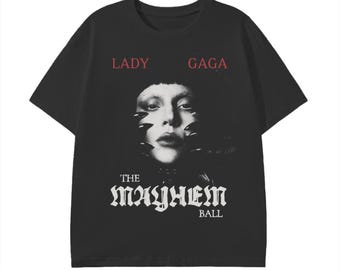 Lady Gaga - the Mayhem Ball Tour Date T-shirt - 180 GSM - Etsy