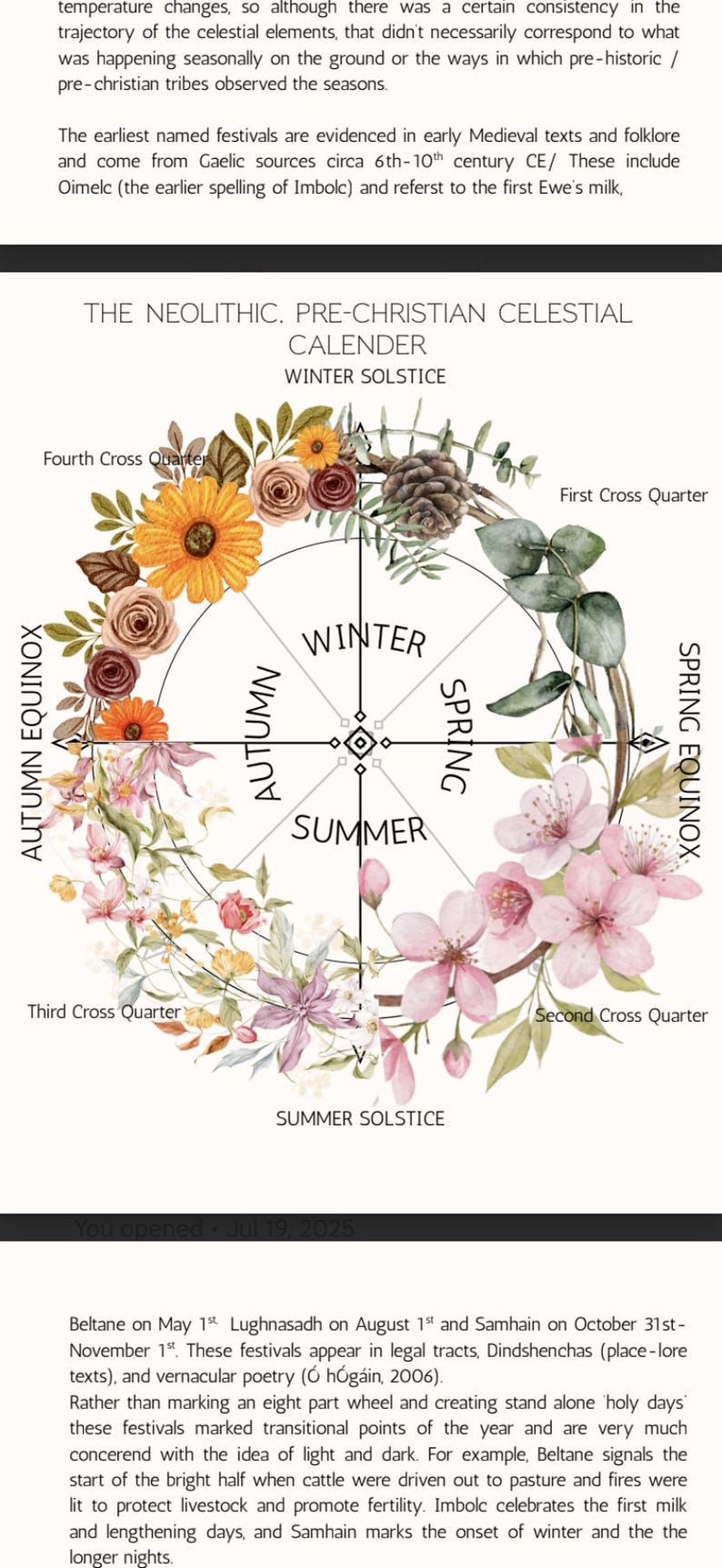 Circular Spring Solstice Design SPRING 2026 Untamed Way Quarterly: Magical Living, Folklore (digital ...