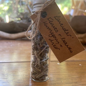 Lavender. Dried in traditional apothecary. Homegrown for magical & spiritual use. Herb. Pagan, witchcraft for spell jars and ritual