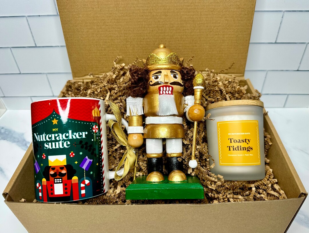 African American Nutcracker, Holiday Gift Set, Christmas Gifts, Gift