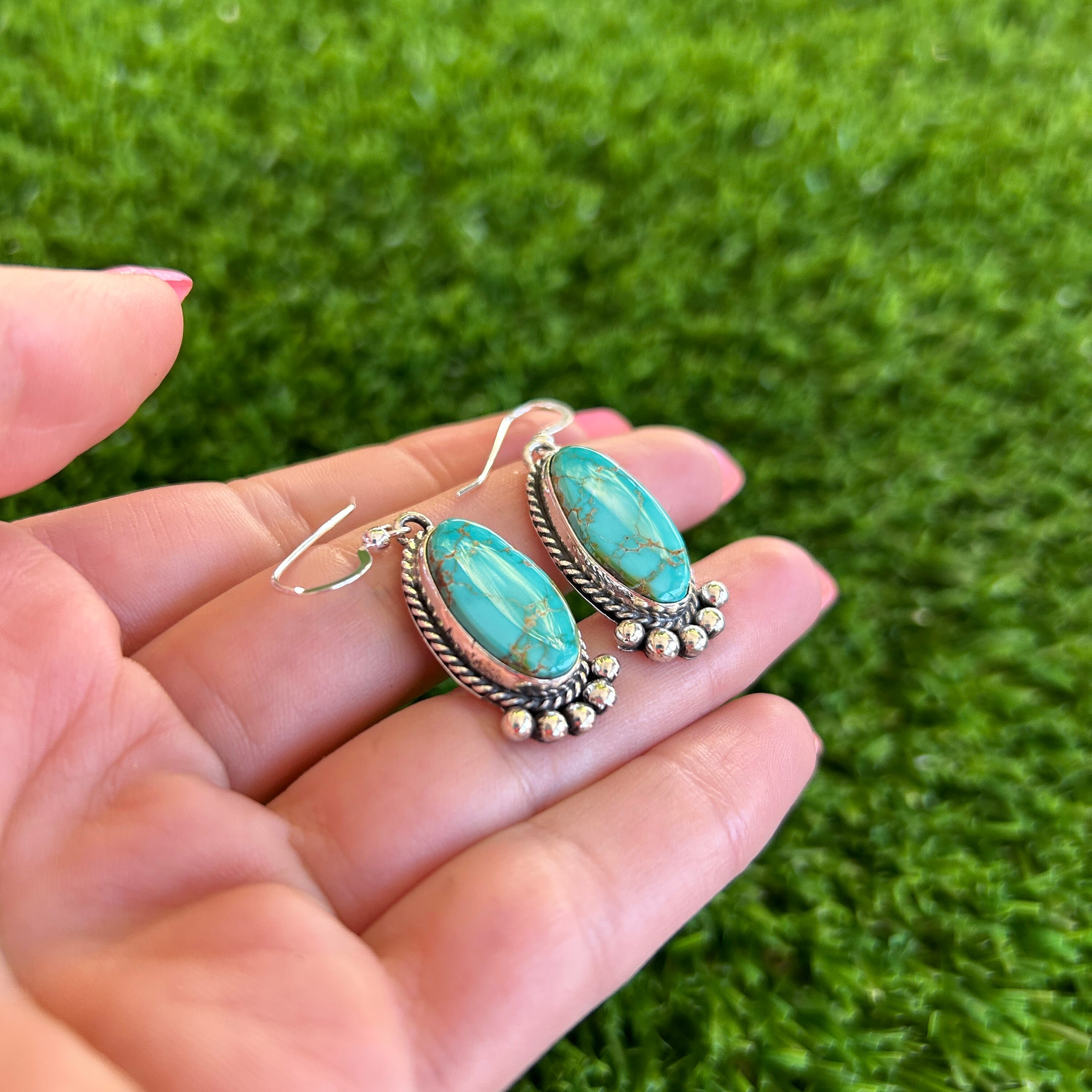ターコイズ LFC×Linda Yazzie Royston Royston Turquoise Traditional Cross Pendant Handmade by