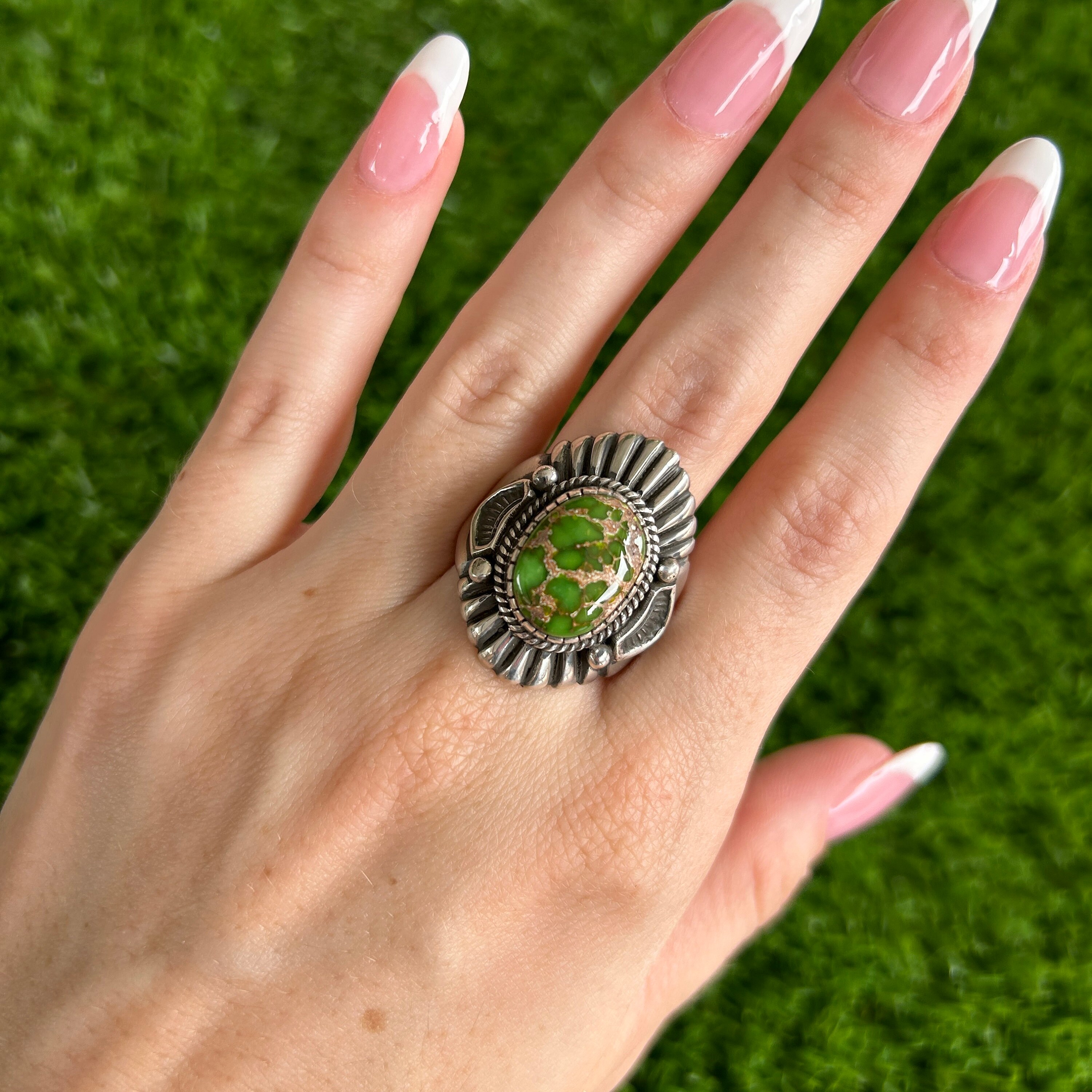 Harry.H.Begay リング Harry H Begay Turquoise Ring - Four Winds Gallery