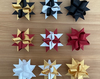 Scandinavian Folded Paper Stars - Premade Pack of 8 Stars