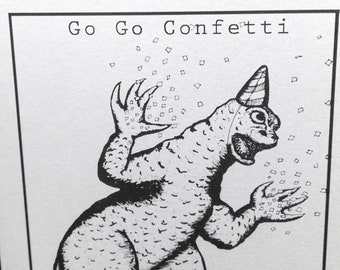 Party Monster Greeting Cards