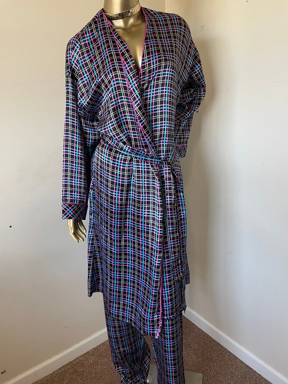 Miss Dior Lingerie Robe And Pants Pajama Set Vint… - image 3