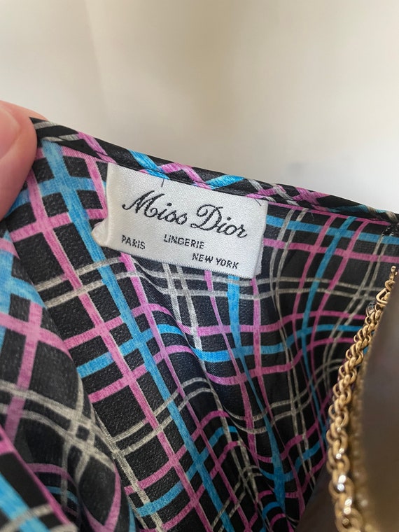 Miss Dior Lingerie Robe And Pants Pajama Set Vint… - image 5