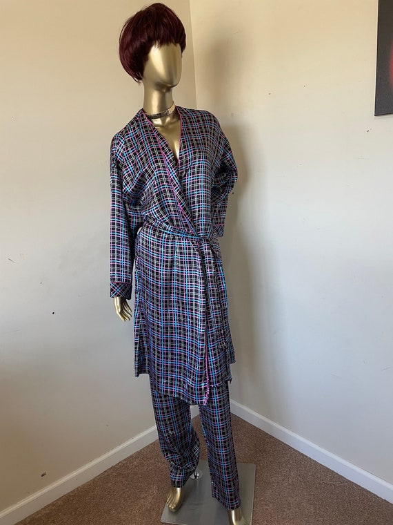 Miss Dior Lingerie Robe And Pants Pajama Set Vint… - image 2