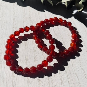 Carnelian, 8mm carnelian bracelet, carnelian jewelry, bracelets, AAA faceted carnelian, root chakra activation bracelet
