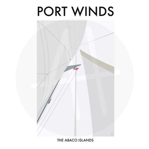 Port Winds Poster - The Abaco Islands *DIGITAL DOWNLOAD*