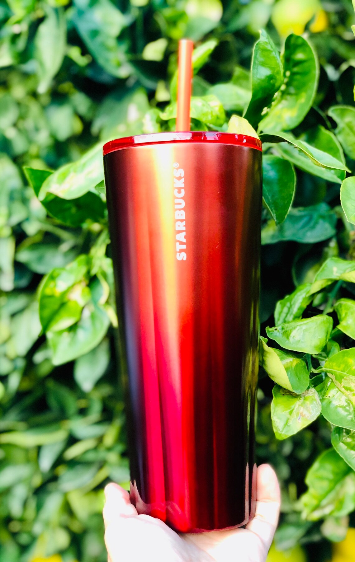 Red Stainless Steel Starbucks Tumbler Limited Edition Holiday Etsy