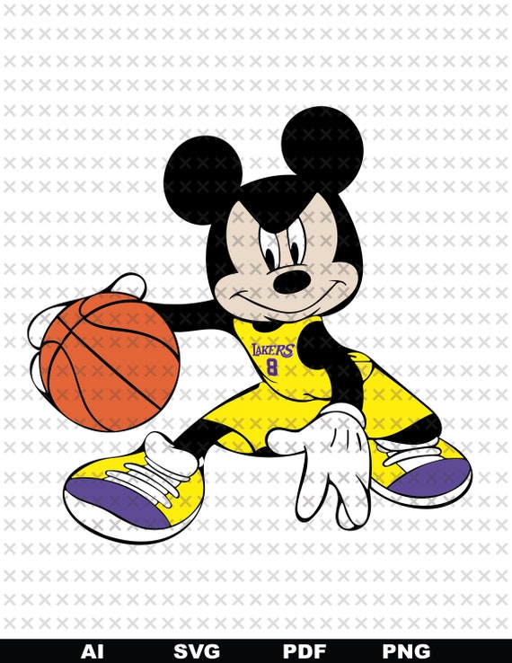 Lakers Svg Mickey Mouse Svg Lakers 